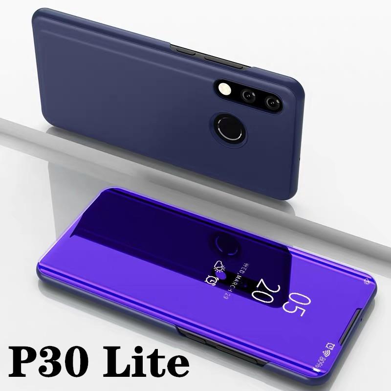 [ส่งจากไทย] Case Huawei P30 Lite เคสเปิดปิดเงา เคสหัวเหว่ย สำหรับรุ่น P30Lite Smart Case เคส huawei P30 Lite เคสกระจก เคสฝาเปิดปิดเงา สมาร์ทเคส เคสตั้งได้ Huawei P30lite Sleep Flip Mirror Leather Case With Stand Holder เคสมือถือ เคสโทรศัพท์