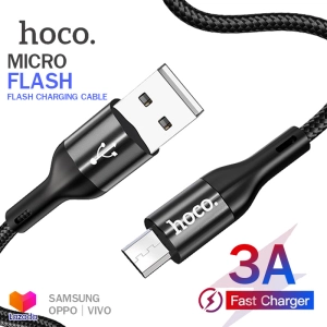 ภาพหน้าปกสินค้าHoco X2 Max สายชาร์จ Micro USB ชาร์จเร็ว 3A สายแบบถัก สำหรับ Samsung OPPO Huawei Vivo ถ่ายโอนข้อมูลได้ ยาว 1-3 เมตร Flash Charging Data Cable ที่เกี่ยวข้อง