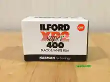 ภาพขนาดย่อของสินค้าฟิล์มขาวดำ ILFORD XP2 Super 400 35mm 135-36 Black and White Film C41 Process ฟิล์ม 135