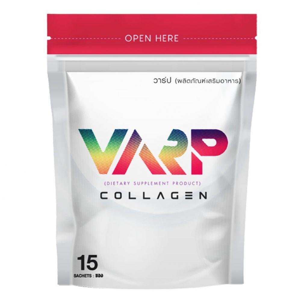 VARP collagen VARP collagen peptides from sea fish 100% strawberry flavor excellent CS ราคา 450 บาท*ส่งฟรี