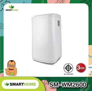 ภาพหน้าปกสินค้าSMARTHOME เครื่องซักผ้าอัตโนมัติ 4 ก.ก. รุ่น SM-WM2600 ที่เกี่ยวข้อง