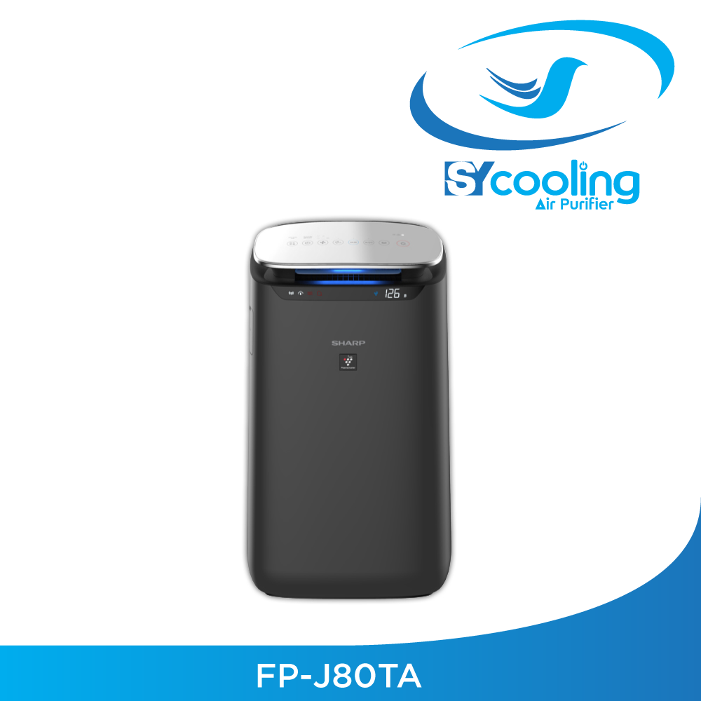 เครื่องฟอกอากาศ SHARP FP-J80TA-H (รุ่นใหม่ล่าสุด )