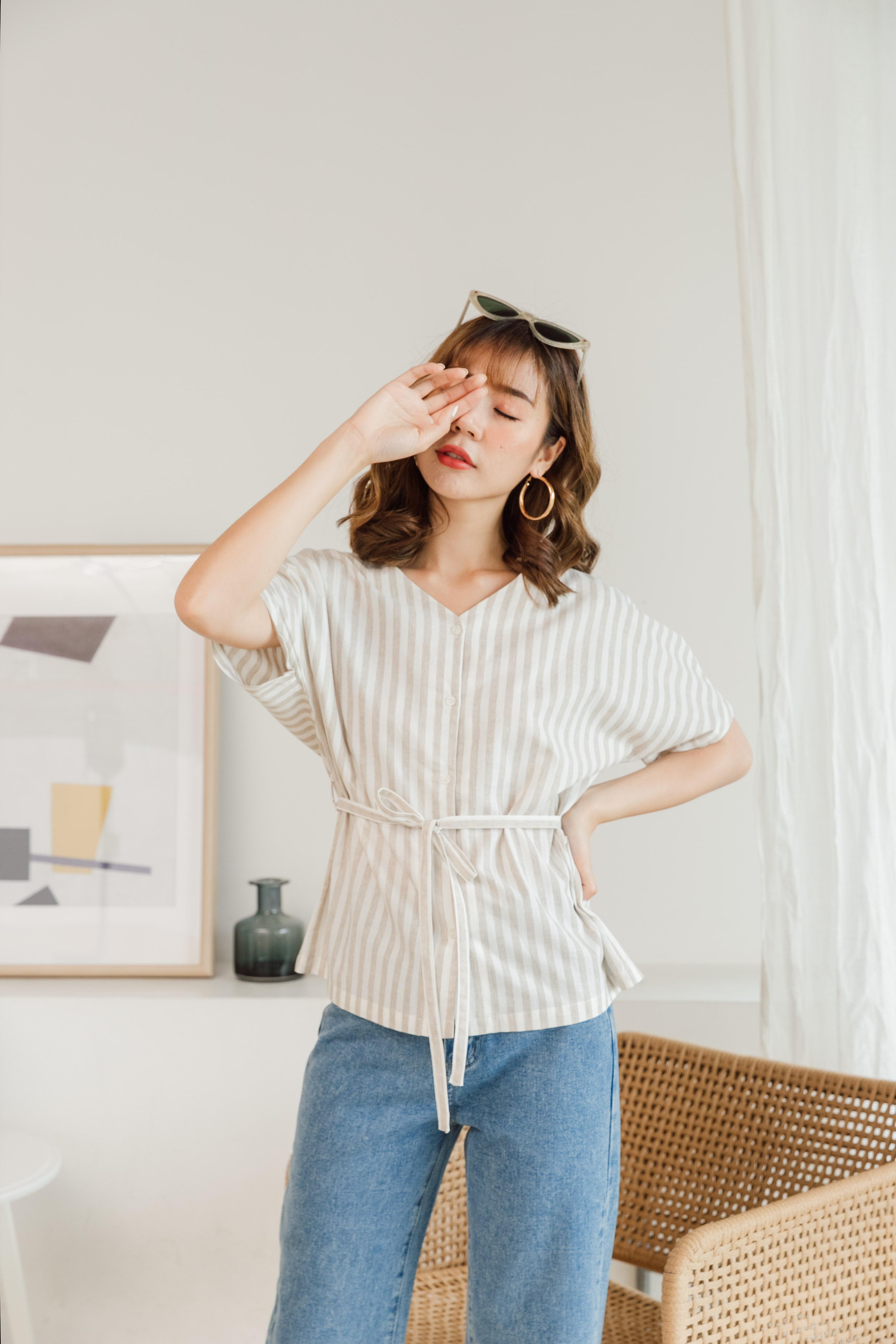 Miladi Summer sunday Top เสื้อแขนสั้น All Color Miladi Summer sunday Top เสื้อแขนสั้น All Color
