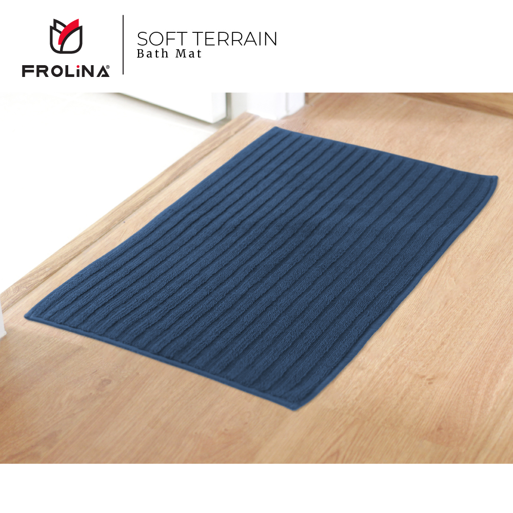 Frolina Soft Terrain Bath Mat Size 14x24 inch ราคา 167 บาท*ส่งฟรี