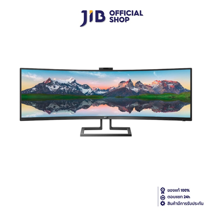 เครื่องพิมพ์ สแกนเนอร์ และอุปกรณ์หมึกพิมพ์ MONITOR (จอมอนิเตอร์) Philips 499P9H1/67 - 48.8" VA 2K 60Hz CURVED USB-C