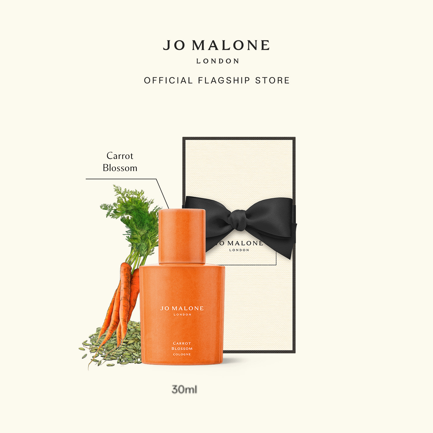 Jo Malone London Carrot Blossom Cologne 30ml • โจ มาโลน ลอนดอน น้ำหอม ราคา 3,300 บาท*ส่งฟรี