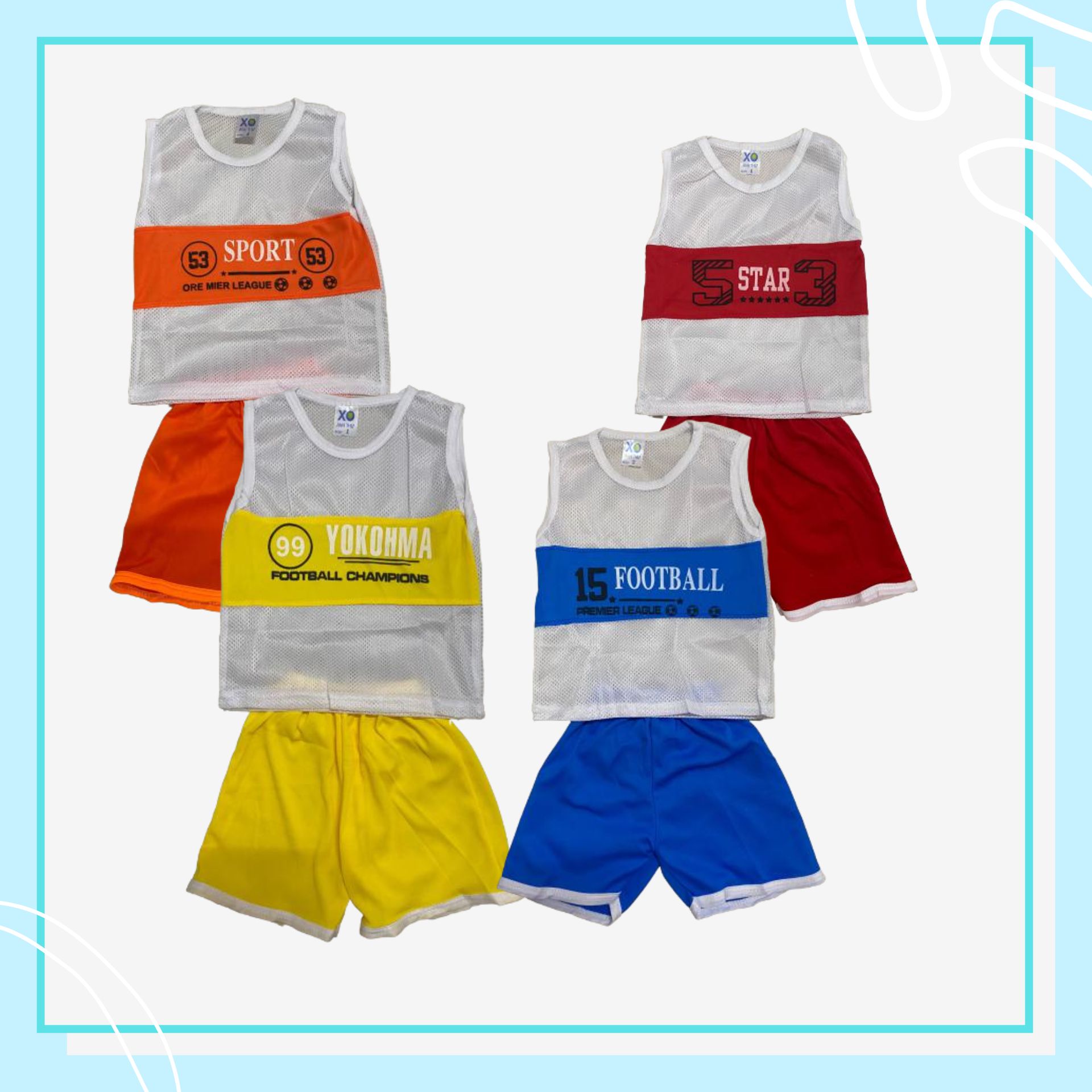 Pima Cotton Zip Footie- Regatta main image 1