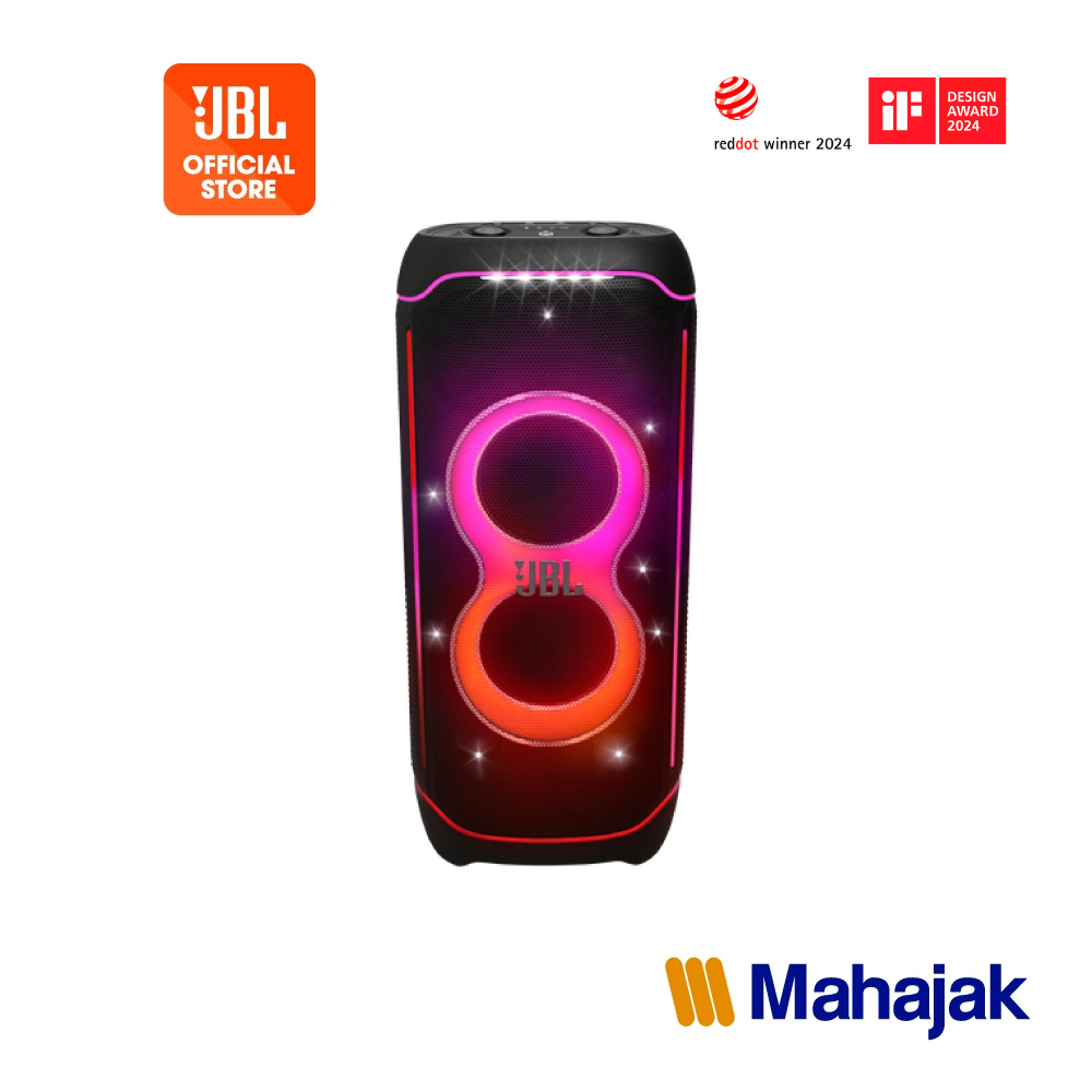 ลำโพงบลูทูธไร้สาย JBL Partybox Ultimate ลำโพงปาร์ตี้ขนาดใหญ่ รองรับการใช้งานผ่าน Wi-Fi และ Bluetooth มาพร้อมกับ Partypad เพื่อเพิ่มเอฟเฟกต์เสียง ราคา 67,900 บาท*ส่งฟรี