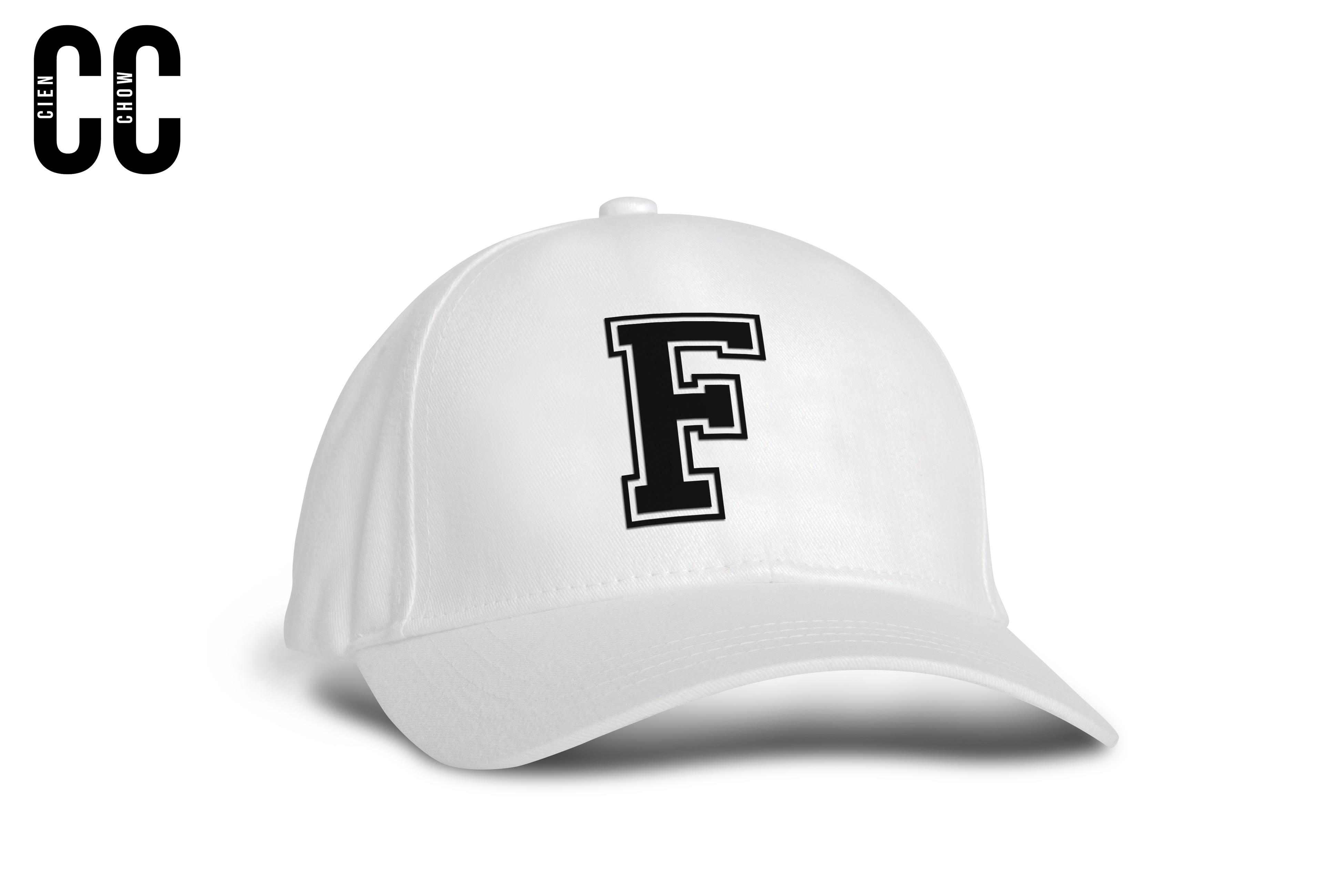 หมวกแก๊ป สกรีน ตัวอักษร F ใส่ได้ทั้งผู้ชายและผู้หญิง