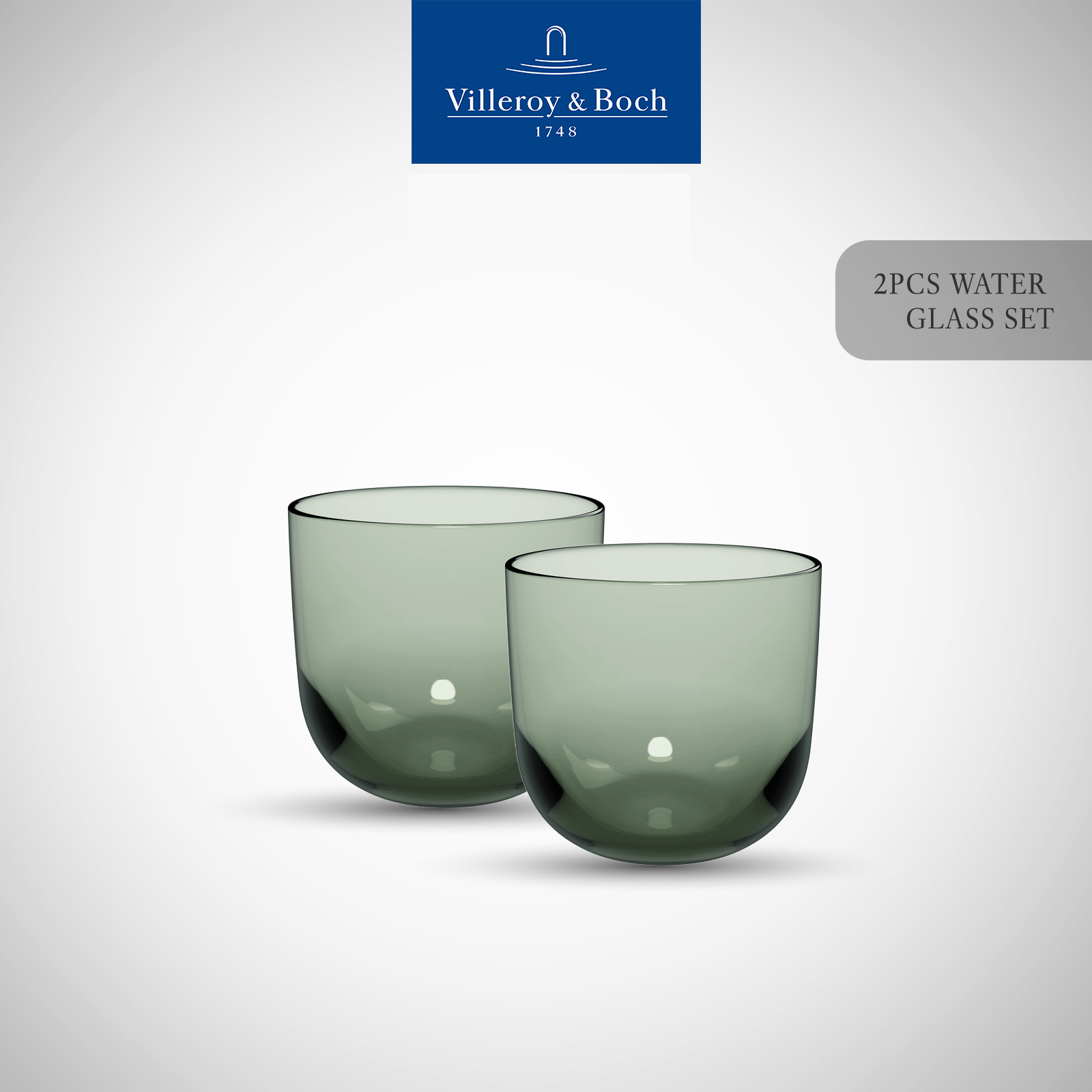 Villeroy & Boch - Like Sage Water Glass (2pcs.) ราคา 1,100 บาท*ส่งฟรี