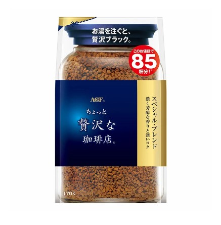 AGF Maxim Japan Special blend coffee instant bag 170g. แม็กซิม กาแฟสำเร็จรูป กาแฟแม็กซิมสีน้ำเงิน ชนิดถุง แบบเติม นำเข้าจากญี่ปุ่น ราคา 359 บาท*ส่งฟรี