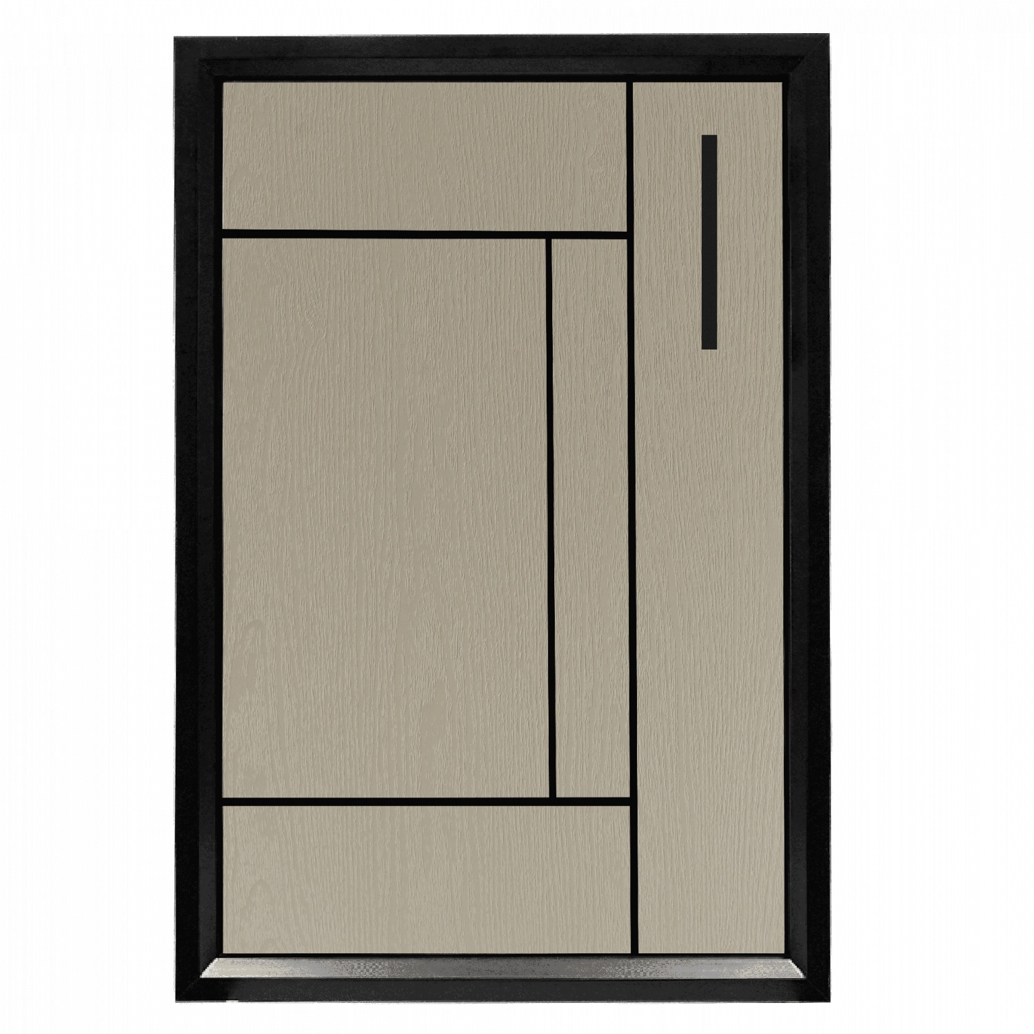 Aom บานซิงค์เดี่ยว UPVC LABARIS ขนาด 44x64 ซม. สีเบจ ราคา 1,726 บาท*ส่งฟรี