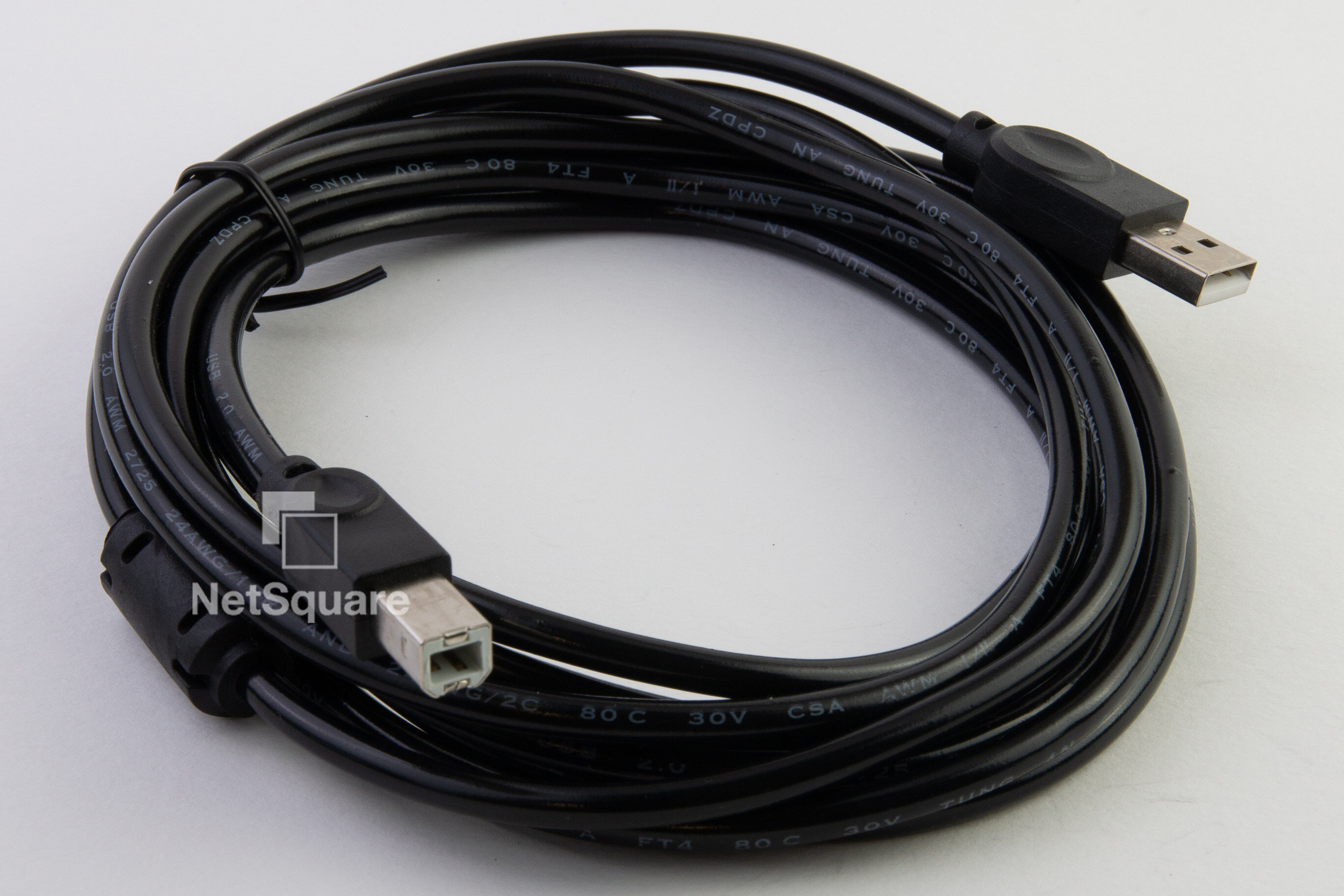 USB Type A to USB Type B Cable สำหรับ Printer, Arduino ยาว 1.5m/3m/5m Black สาย