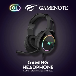 สินค้า Gamenote Gaming Headphone หูฟังเกมมิ่ง หูฟังเกมเมอร์ มีไฟ RGB Backlit GH 2232 Havit หูฟังเกมส์มิ่ง หูฟังเล่นเกม หูฟังเกม gaming headset