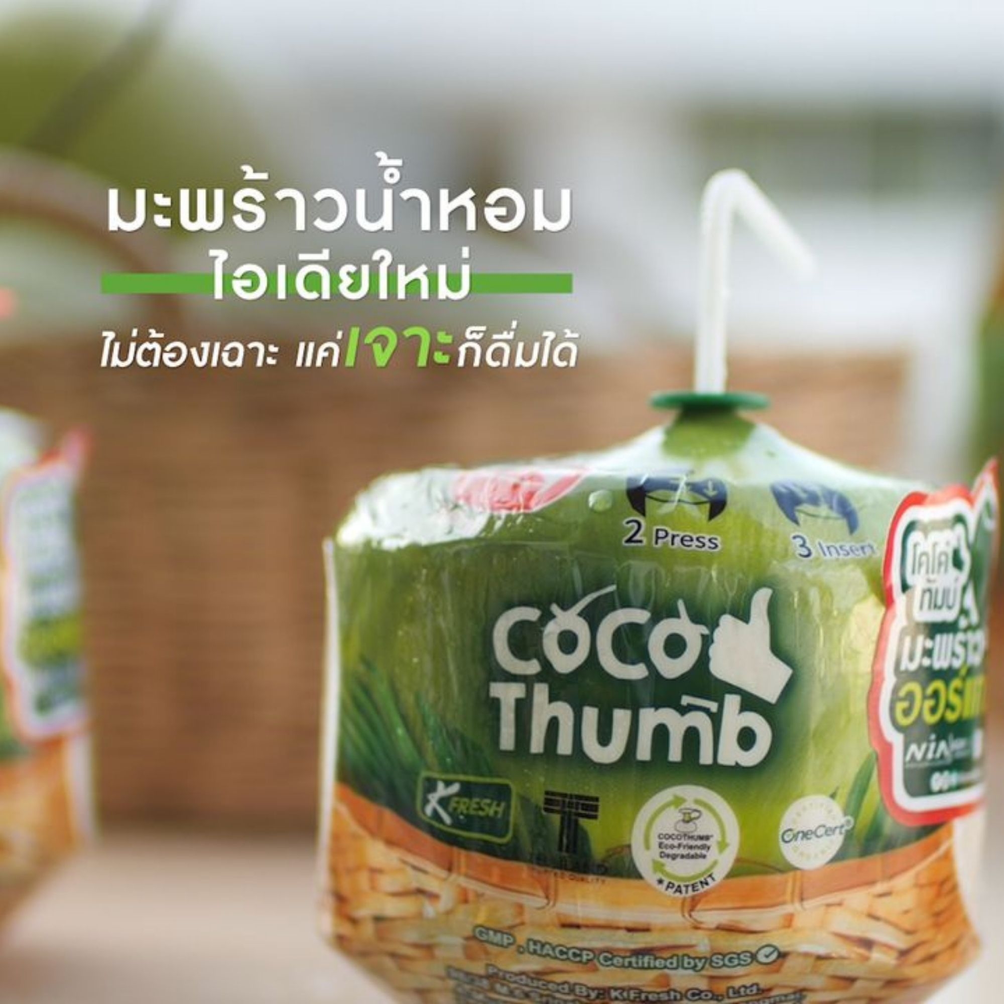 รูปภาพเพิ่มเติมเกี่ยวกับ กล่อง 4 ลูก: โคโค ทัมบ์ Coco Thumb มะพร้าวน้ำหอม พร้อมดื่ม มะพร้าวน้ำหอมลูกสดๆ พร้อมดื่ม