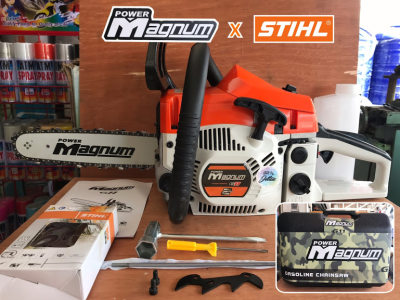 ดูภาพ เลื่อยยนต์ แม็คนั่ม MAGNUM G11 รุ่นงานหนัก โซ่ STIHL กล่องพลาสติก ใหม่ล่าสุด อึด ทน แรง ร้อนไม่ดับ คาร์บู walbro สเตอร์แหวน เอียงตัดได้ 360 องศา อุปกรณ์ครบพร้อมใช้งาน เลื่อยโซ่ 5200 เลื่อยโซ่ยนต์ เลื่อย เพิ่มเติม เลื่อยยนต์ แม็คนั่ม MAGNUM G11 รุ่นงานหนัก โซ่ STIHL กล่องพลาสติก ใหม่ล่าสุด อึด ทน แรง ร้อนไม่ดับ คาร์บู walbro สเตอร์แหวน เอียงตัดได้ 360 องศา อุปกรณ์ครบพร้อมใช้งาน เลื่อยโซ่ 5200 เลื่อยโซ่ยนต์ เลื่อย