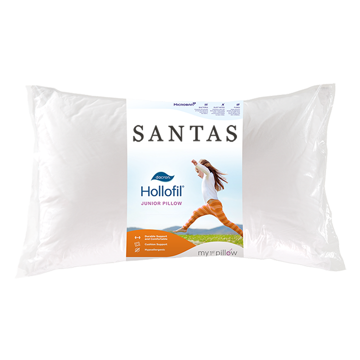 SANTAS หมอนหนุนเด็ก - รุ่น DACRON® HOLLOFIL® - JUNIOR PILLOW แถมฟรีปลอกหมอน คละสี คละลาย ราคา 396 บาท*ส่งฟรี