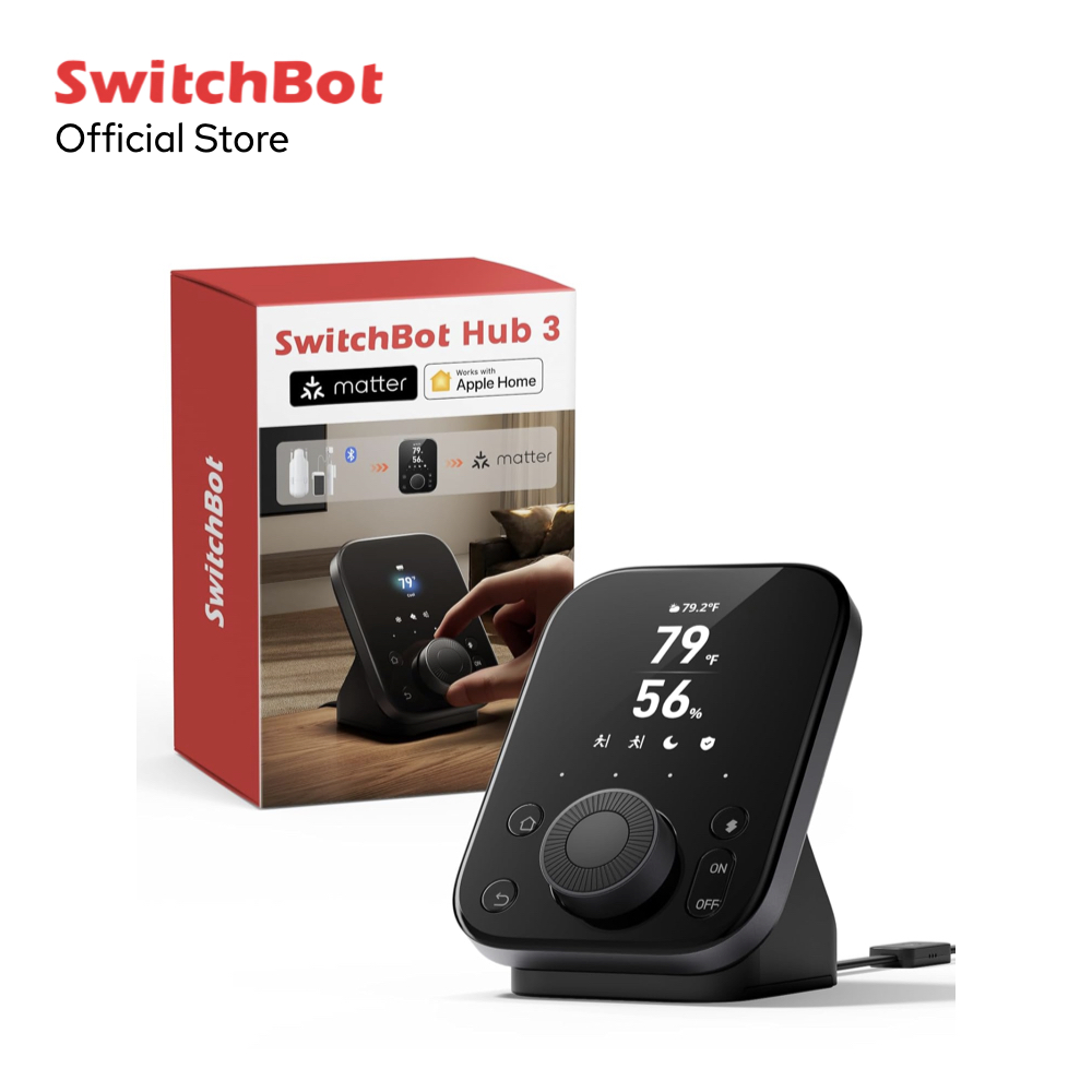 Switchbot Hub 3 Supports Matter. ราคา 5,390 บาท*ส่งฟรี