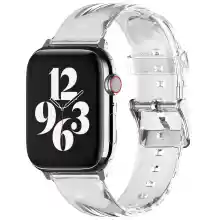ภาพขนาดย่อของภาพหน้าปกสินค้าelago Clear Apple Watch Strap for All Apple Watch series 1,2,3,4,5,6,7,8,SE,Ultra (38/40/41mm , 42/44/45mm) สายนาฬิกา จากร้าน elagoThailand บน Lazada