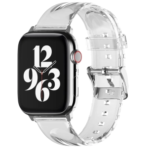 ภาพหน้าปกสินค้าelago Clear Apple Watch Strap for All Apple Watch series 1,2,3,4,5,6,7,8,SE,Ultra (38/40/41mm , 42/44/45mm) สายนาฬิกา ที่เกี่ยวข้อง