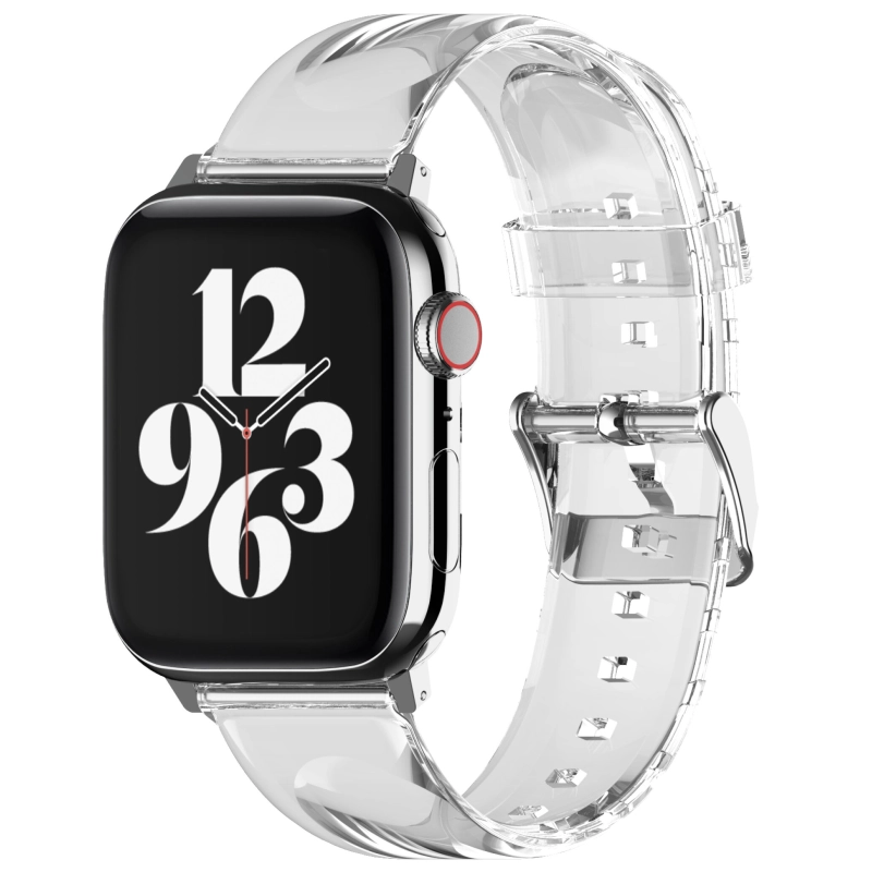 ภาพหน้าปกสินค้าelago Clear Apple Watch Strap for All Apple Watch series 1,2,3,4,5,6,7,8,SE,Ultra (38/40/41mm , 42/44/45mm) สายนาฬิกา จากร้าน elagoThailand บน Lazada