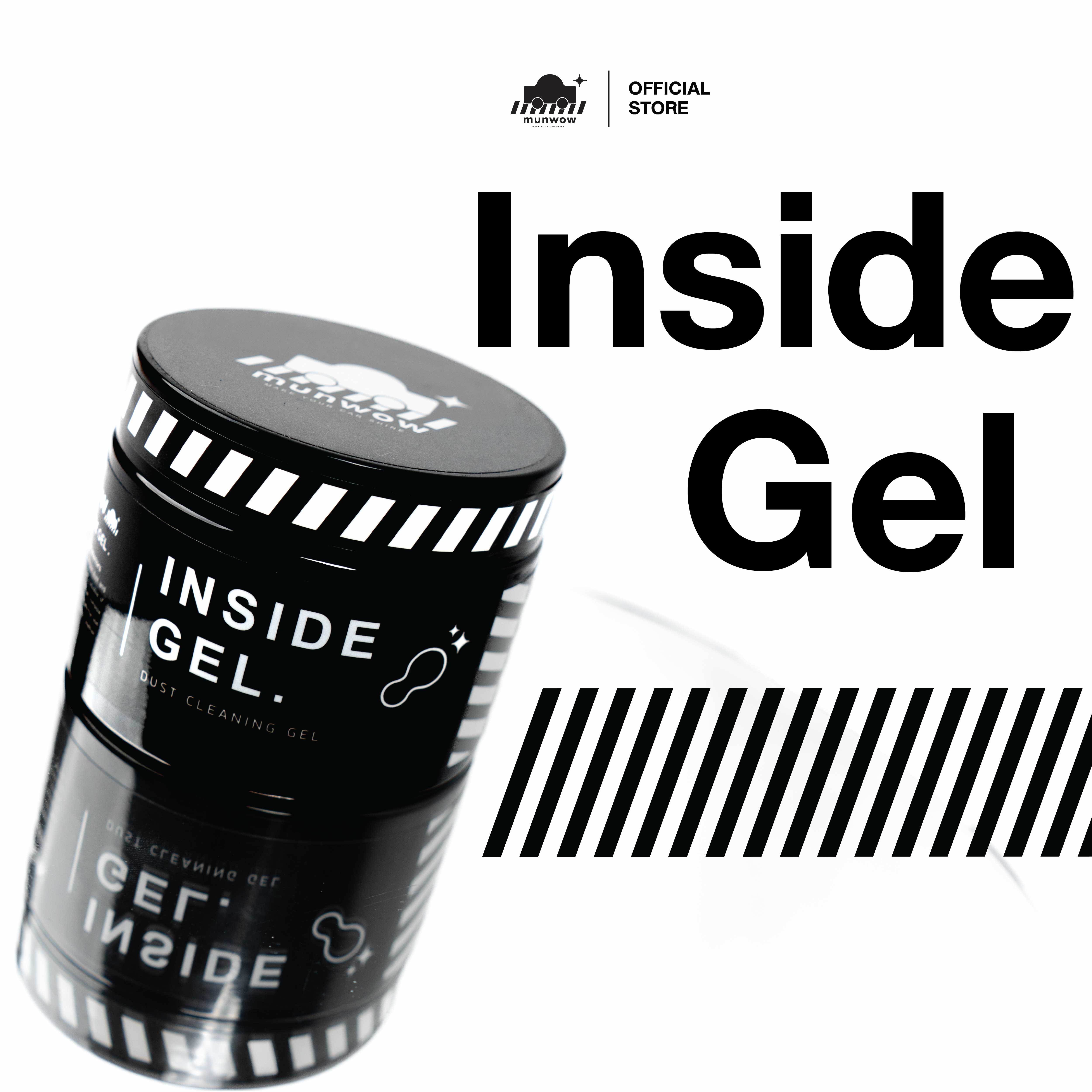 Munwow Inside Gel (เจลทำความสะอาดเก็บฝุ่นภายในรถยนต์ เข้าได้ทุกซอกลึก) ราคา 290 บาท*ส่งฟรี