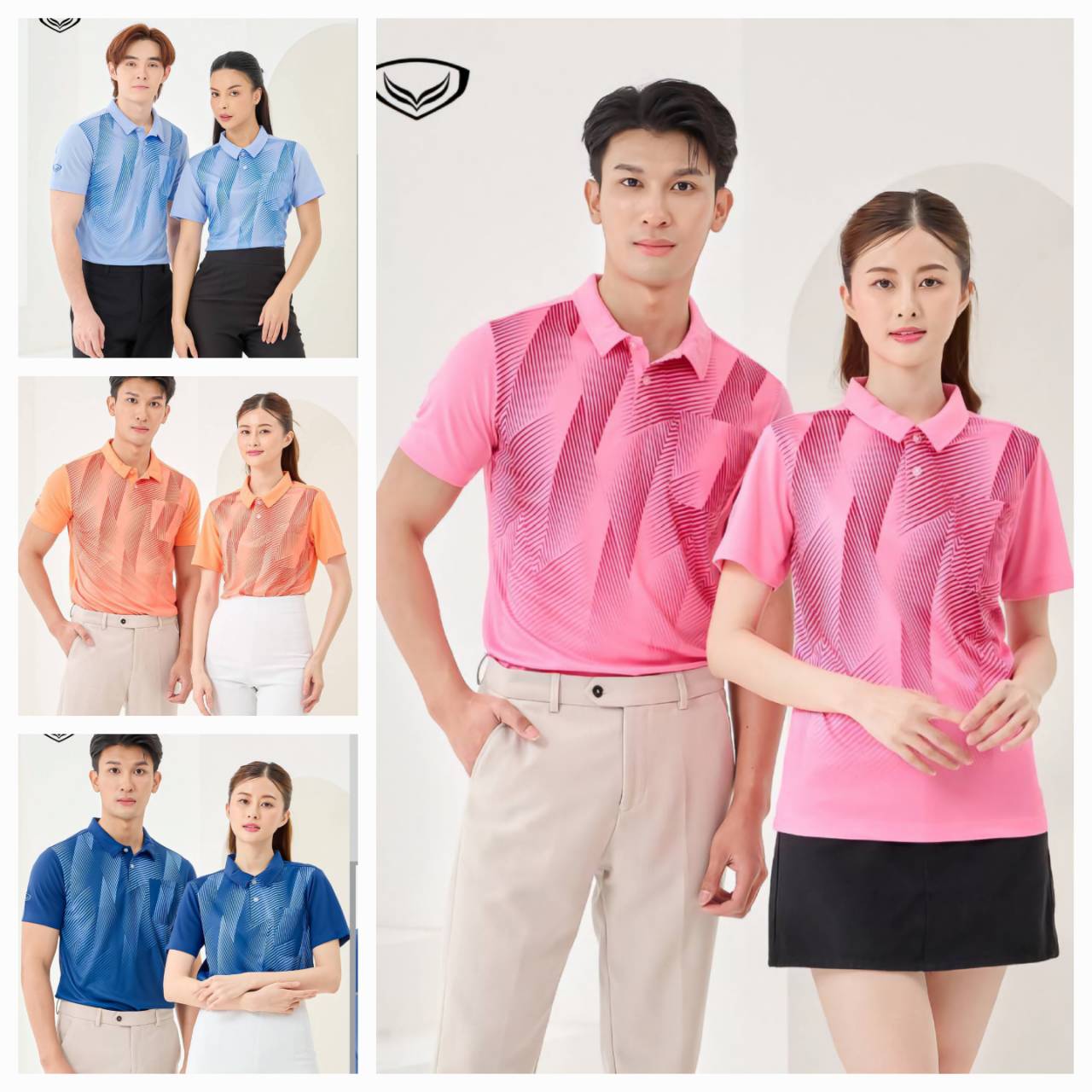 ***ของแท้ส่งไว*** Grand sport เสื้อคอปก เสื้อโปโล ใส่ได้ทั้งชายหญิง 12294 ผ้าไมโครพรีเมียม ลายไม่หลุดลอก ผ้านิ่มใส่สบาย ราคา 259 บาท*ส่งฟรี