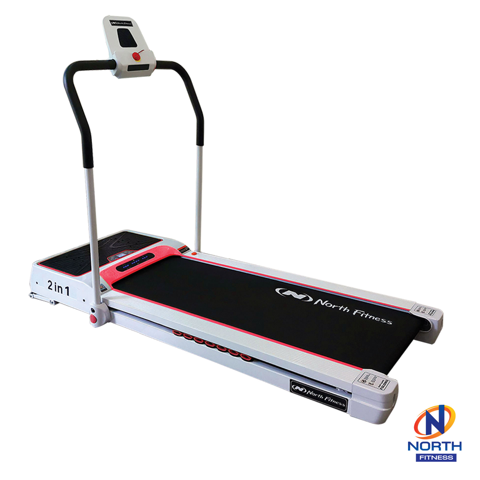 ลู่วิ่งไฟฟ้าพร้อมเครื่องสั่น Twin 2 in 1 By North Fitness Twin 2 in 1 Treadmill By NorthFitness