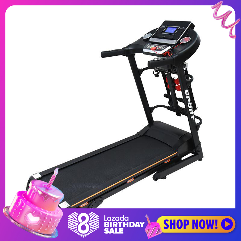 ดูภาพ KPmall ลู่วิ่งไฟฟ้า ลู่วิ่ง Treadmill 918D พับเก็บได้ เครื่องออกกำลังกาย ออกกำลังกาย อุปกรณ์ออกกำลังกาย Jogging Machine ลู่วิ่งฟิตเนส เพิ่มเติม KPmall ลู่วิ่งไฟฟ้า ลู่วิ่ง Treadmill 918D พับเก็บได้ เครื่องออกกำลังกาย ออกกำลังกาย อุปกรณ์ออกกำลังกาย Jogging Machine ลู่วิ่งฟิตเนส