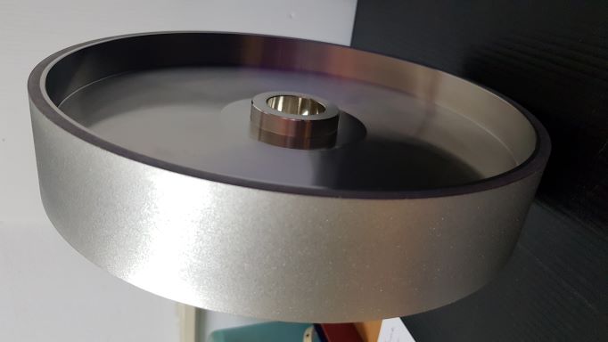 Electroplated Diamond Grinding Wheel 10 inch, width 2 inch Mesh#1200 ราคา 4,600 บาท*ส่งฟรี