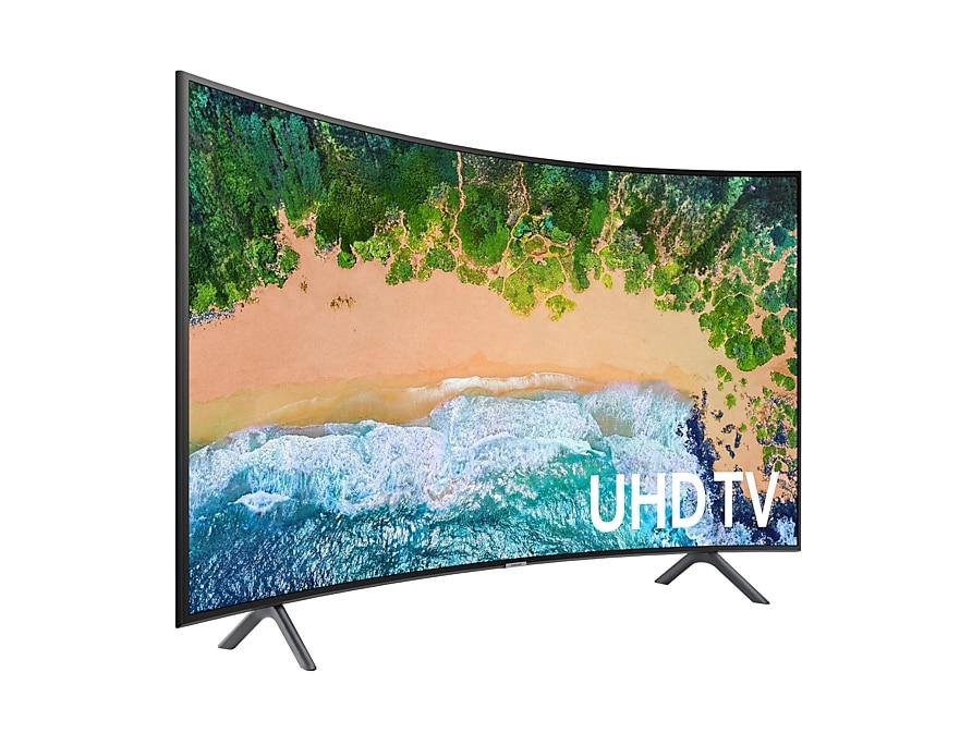 Samsung UHD 4K Curved Smart TV 55 นิ้ว รุ่น UA55NU7300 สินค้าใหม่ประกันศูนย์