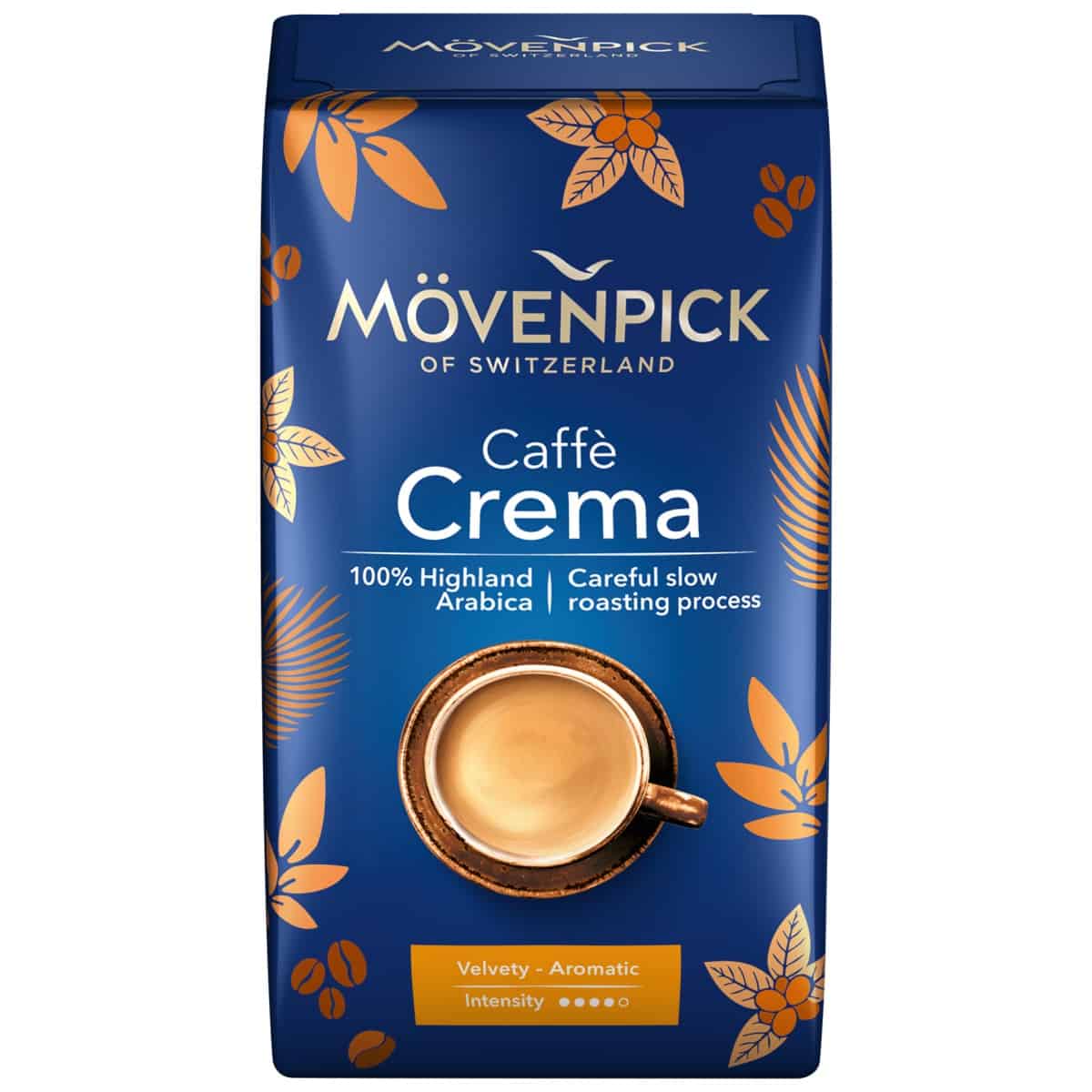 Movenpick Caffe Crema Coffee Beans Roasted 500g. ราคา 699 บาท*ส่งฟรี