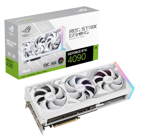 VGA (การ์ดแสดงผล) ASUS ROG STRIX GEFORCE RTX 4090 24GB GDDR6X WHITE OC EDITION ราคา 99,750 บาท*ส่งฟรี