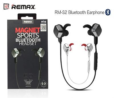 หูฟัง Remax RB-S2 Bluetooth Headset ชุดหูฟังกีฬาเชื่อมต่อหลายสัญญาณฟังก์ชั่น - INTL