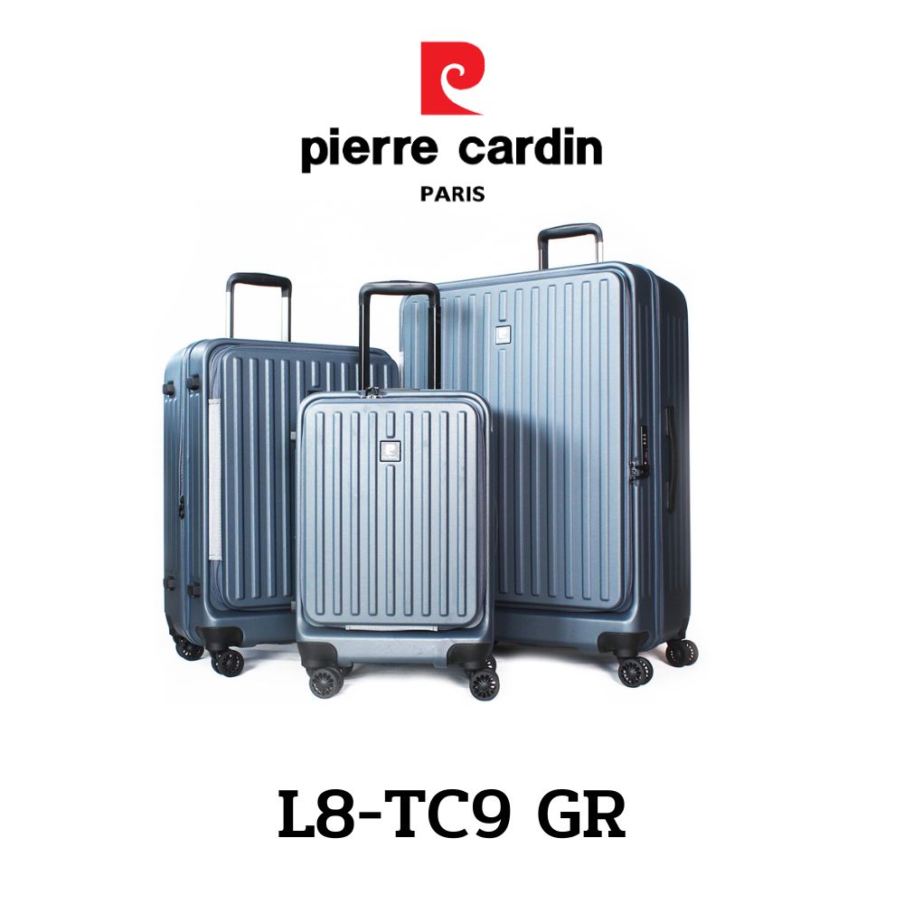 Pierre Cardin (ปีแอร์การ์แดง) กระเป๋าเดินทางแบบแข็งเปิดฝาหน้า กระเป๋าเดินทางล้อลาก กระเป๋าขึ้นเครื่อง รุ่น L8-TC9 ขนาด 20/25/29 พร้อมส่ง ราคาพิเศษ ราคา 5,395 บาท*ส่งฟรี