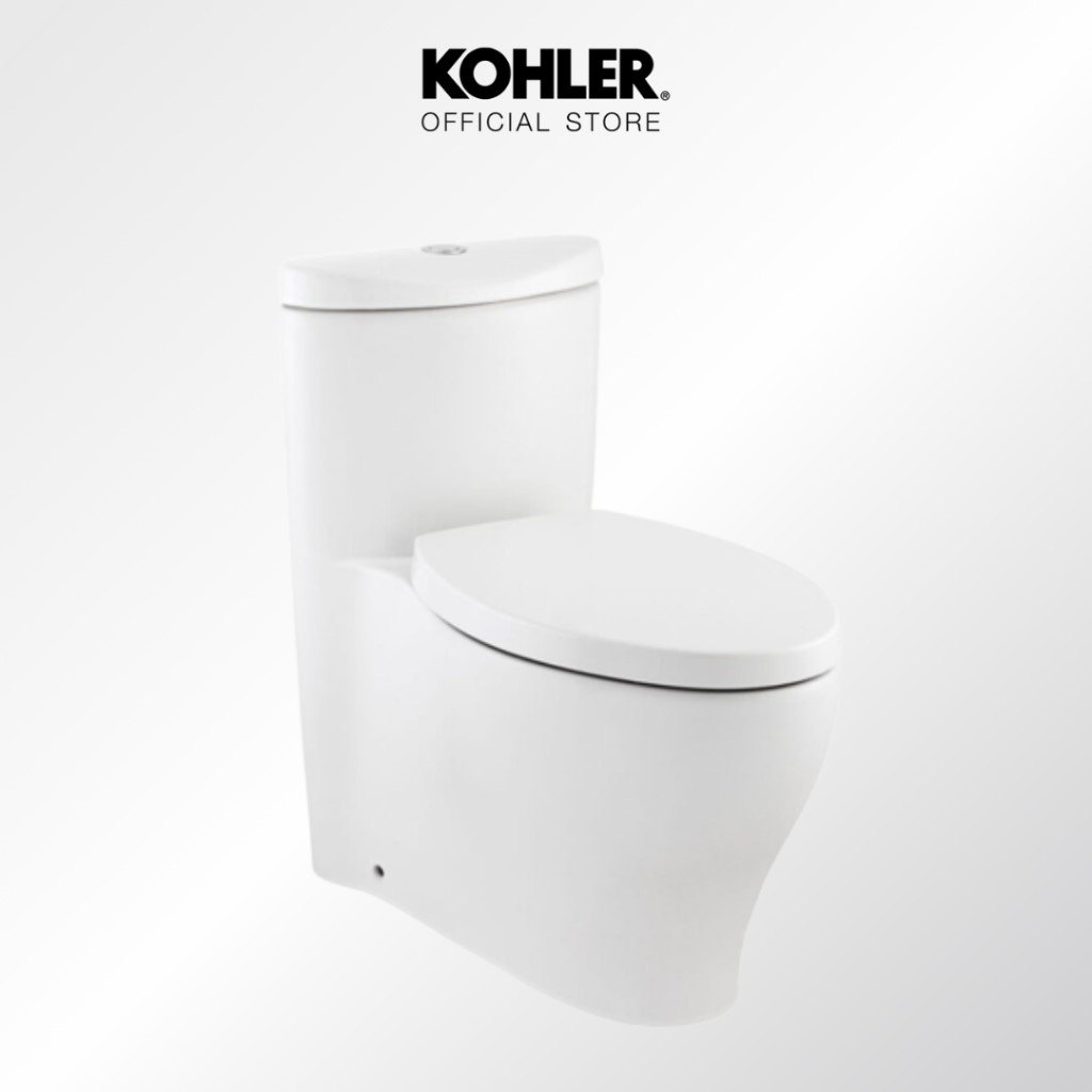 KOHLER (Pre-order 7-14 days) Aerodyne 1-PC 3/4.8L Toilet with Quiet Close Seat สุขภัณฑ์แบบชิ้นเดียว ใช้น้ำ 3/4.8 ลิตร รุ่น แอโรไดน์ พร้อมฝารองนั่งแบบกันกระแทก K-3869X-S-0 ราคา 10,729 บาท*ส่งฟรี