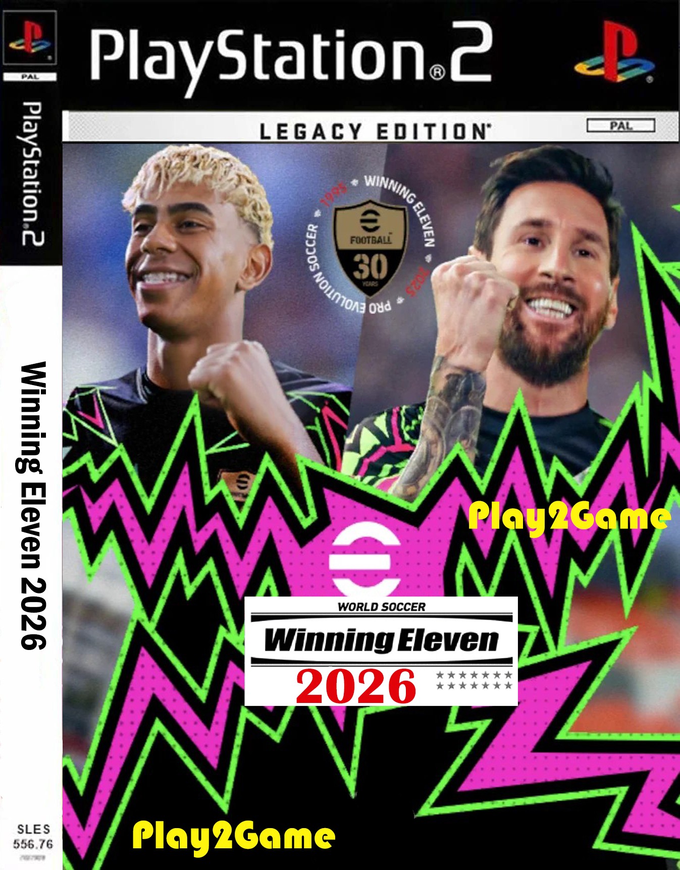 Winning Eleven 2026 Playstation 2 Game Disc, High Quality, Low Price ราคา 38 บาท*ส่งฟรี