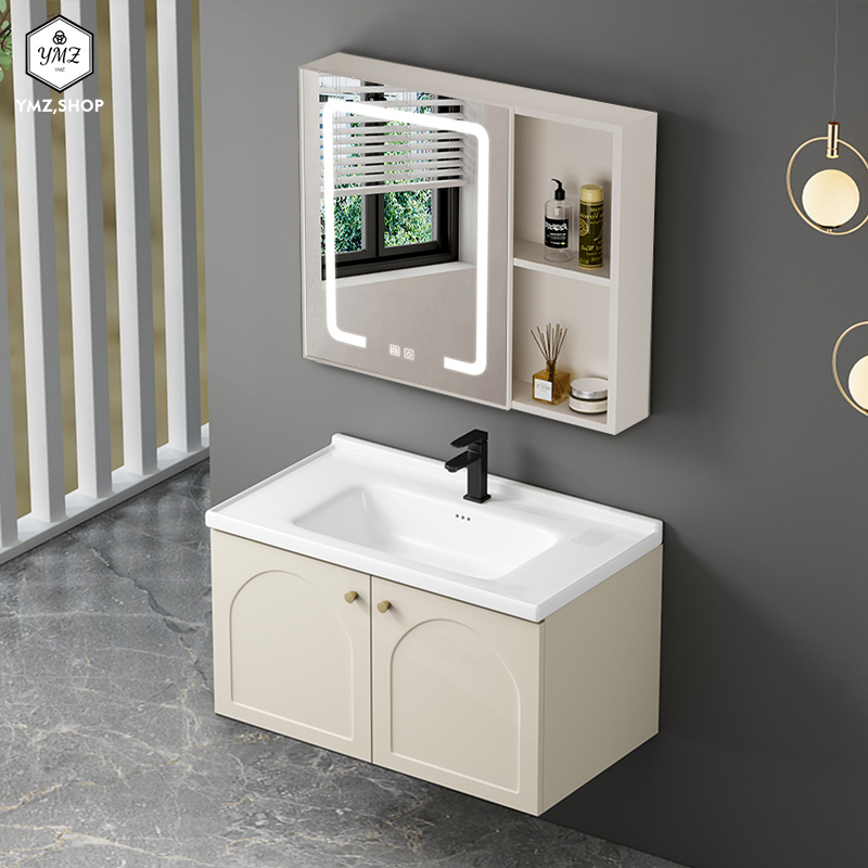 ตู้ห้องน้ําพรีเมี่ยมสไตล์ฝรั่งเศส ตู้ห้องน้ําอลูมิเนียม ตู้อ่างล้างหน้า อ่างเซรามิก ตู้อ่างล้างจาน ตู้กระจกห้องน้ํา ตู้กระจกอัจฉริยะในห้องน้ํา ราคา 1,125 บาท*ส่งฟรี