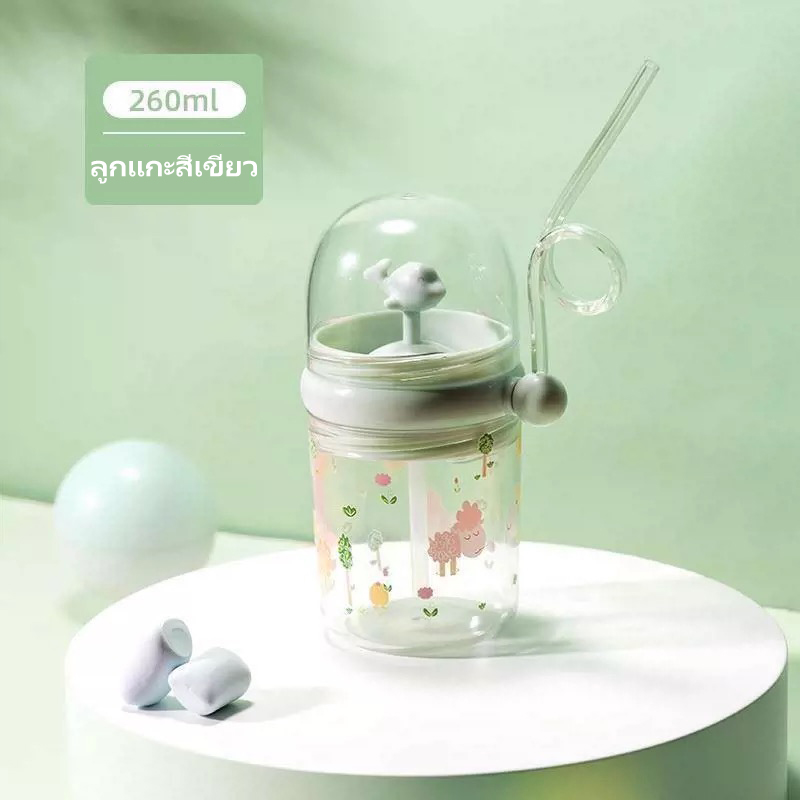 250มล. ขวดน้ำทารกปลาวาฬ Sprinklers สำหรับเด็กเด็กเล่นน้ำขวดนมเรียนรู้ To Feed น้ำถ้วยเด็กพร้อมหลอดดูด