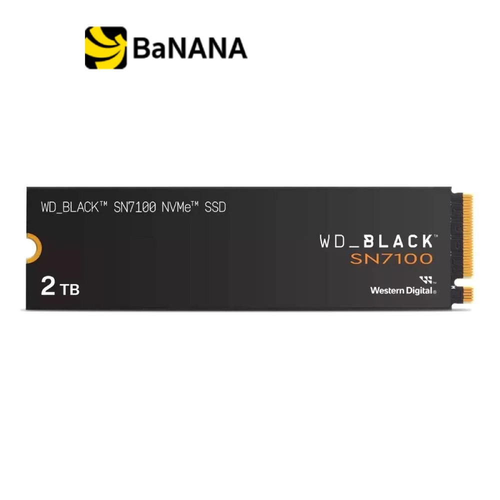 เอสเอสดี SSD M.2/SATA Banana IT การ์ด WD_Black 2TB SN7100 M.2 NVMe/PCle 4.0 R7250MB/s W6900MB/s (WDS200T4X0E-00CJA0) by ราคา 15,500 บาท*ส่งฟรี