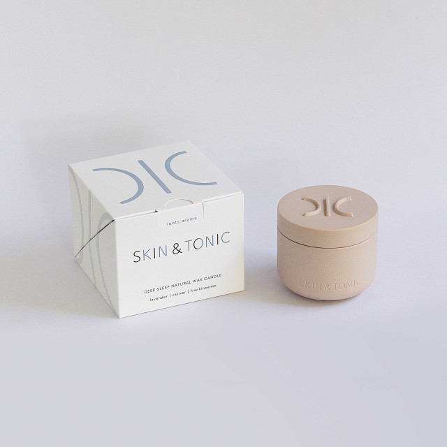 ECOTOPIA SKIN&TONIC ROOTS AROMA DEEP SLEEP NATURAL WAX CANDLE เทียนหอม ราคา 2,150 บาท*ส่งฟรี