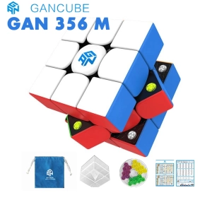 สินค้า Gan 356M 100%ของแท้  รูบิค 3x3 แม่เหล็ก cube เมจิกคิวบ์แม่เหล็กสติกเกอร์เมจิก Gift RSไม่มีแม่เหล็ก cute cubes ของเล่นฮิตในtiktok รูบิคพาสเทล big kids toys moyu rs3m2020