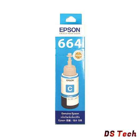EPSON 664 (4 สี ) รุ่น T6641,BK / T6642,C / T6643,M / T6644,Y  หมึกเติมแทงค์แท้