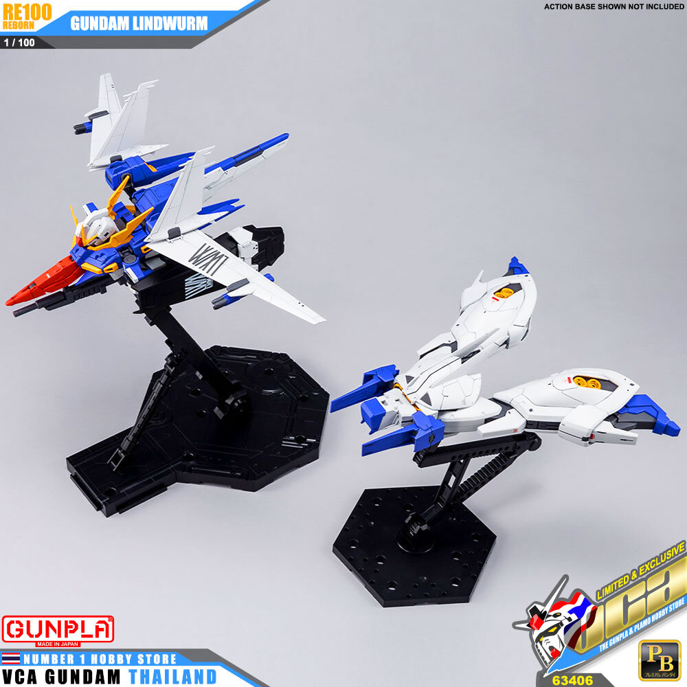 PREMIUM BANDAI PB GUNPLA REBORN ONE HUNDRED RE100 1/100 GUNDAM LINDWURM โมเดล กันดั้ม กันพลา VCA GUNDAM