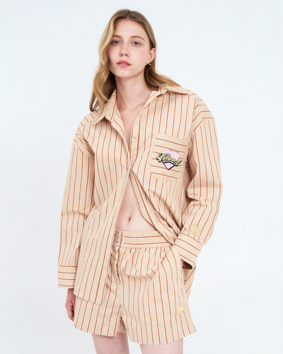 Kloset College Striped Shirt (LS2-24-T006-C) เสื้อเชิ้ต ราคา 4,405 บาท*ส่งฟรี