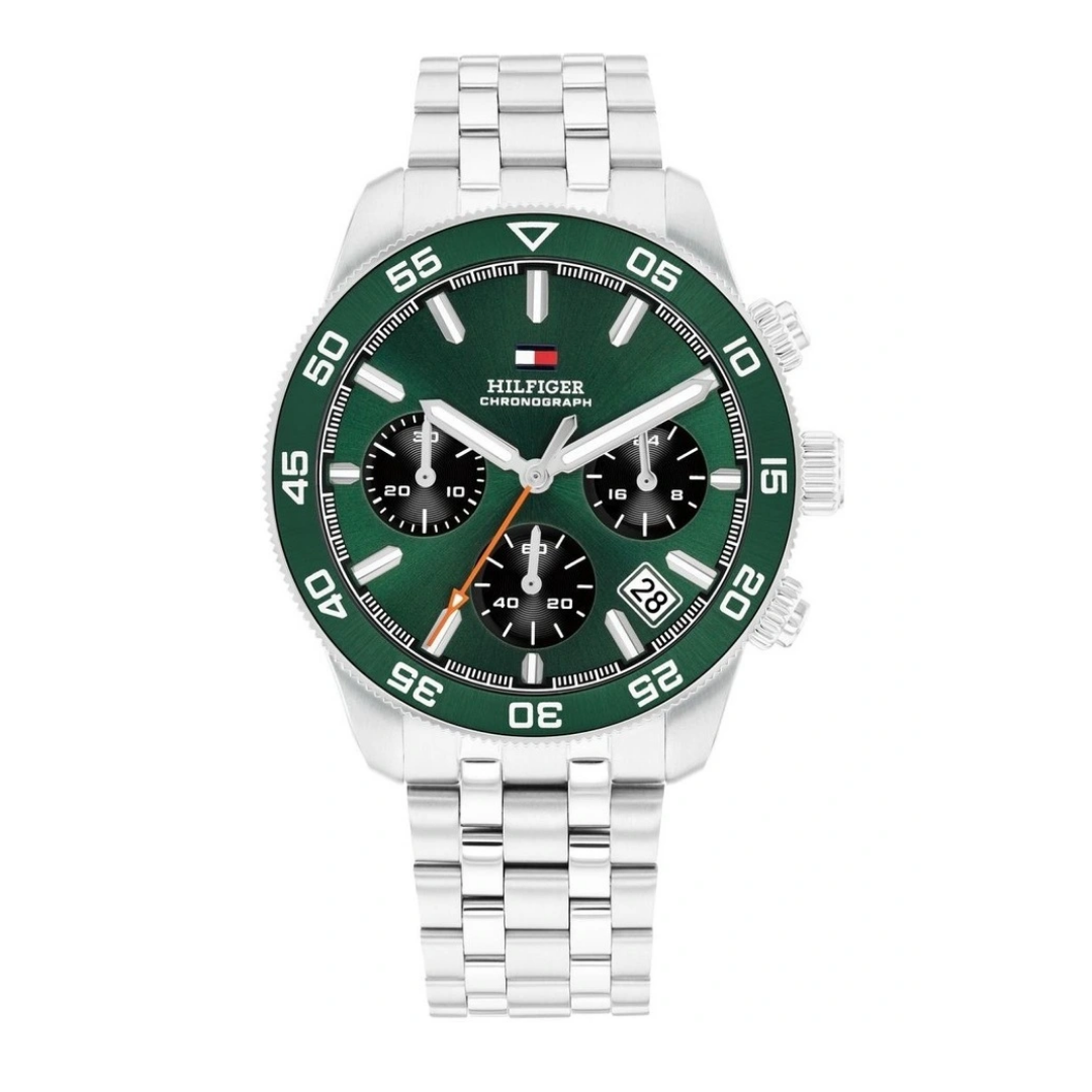 Tommy Hilfiger Th1792214 Th85 Chronograph 41 mm Wristwatch Men's Watch ราคา 9,600 บาท*ส่งฟรี
