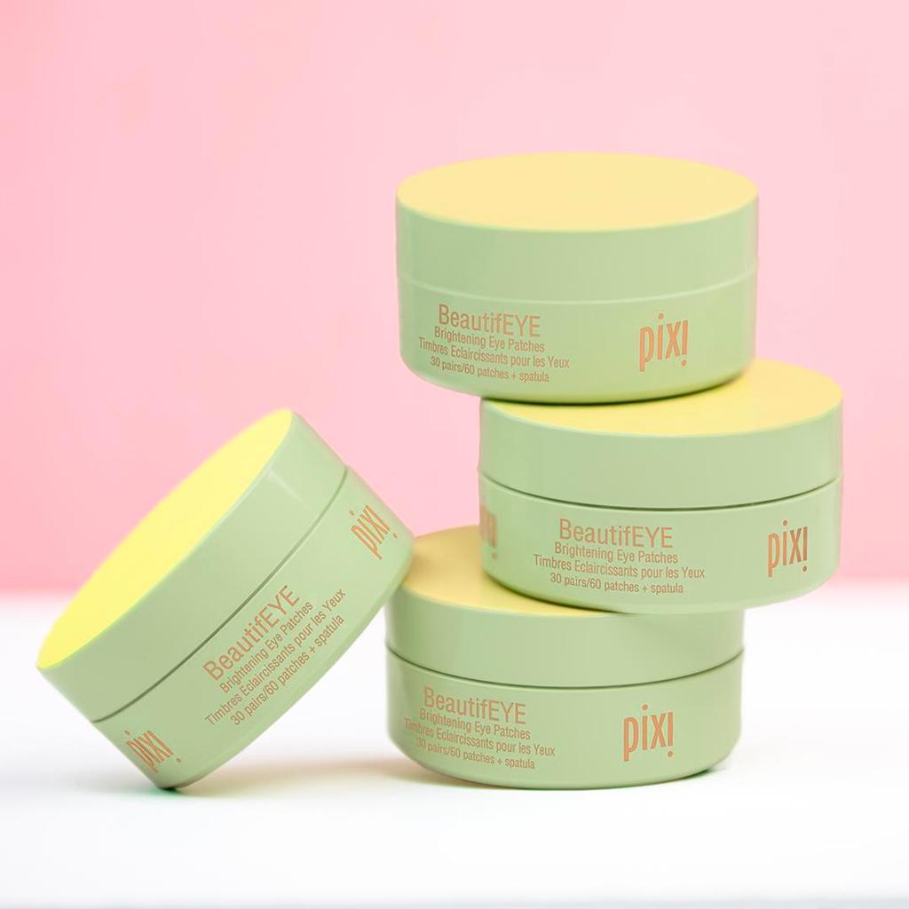 Pixi Beautifeye Brightening Eye Patches - 30 Pairs / 60 Patches + Spatula Beautifeye Vitamin C and Licorice ราคา 903 บาท*ส่งฟรี