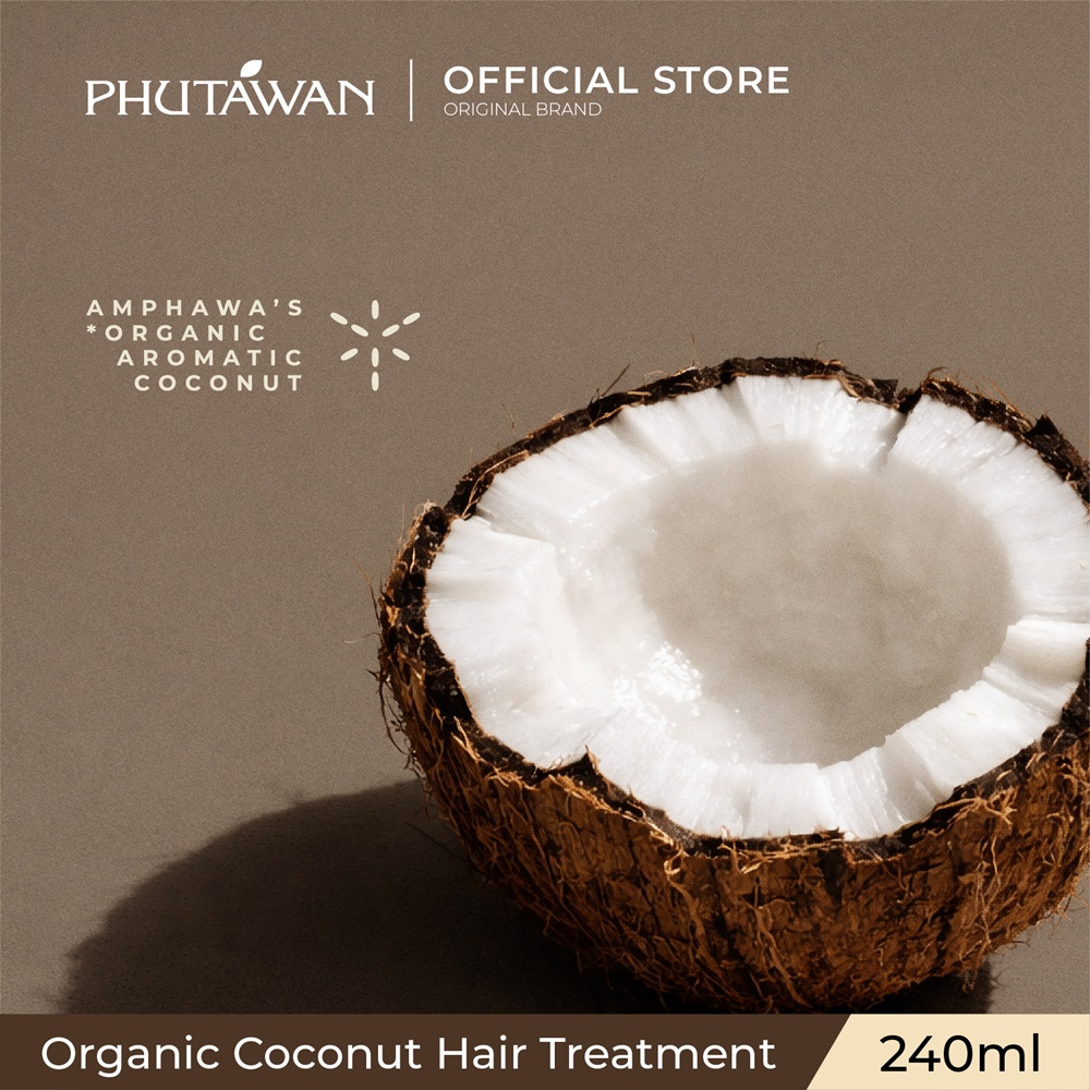 Phutawan Organic Coconut Hair Treatment 240 g ราคา 300 บาท*ส่งฟรี
