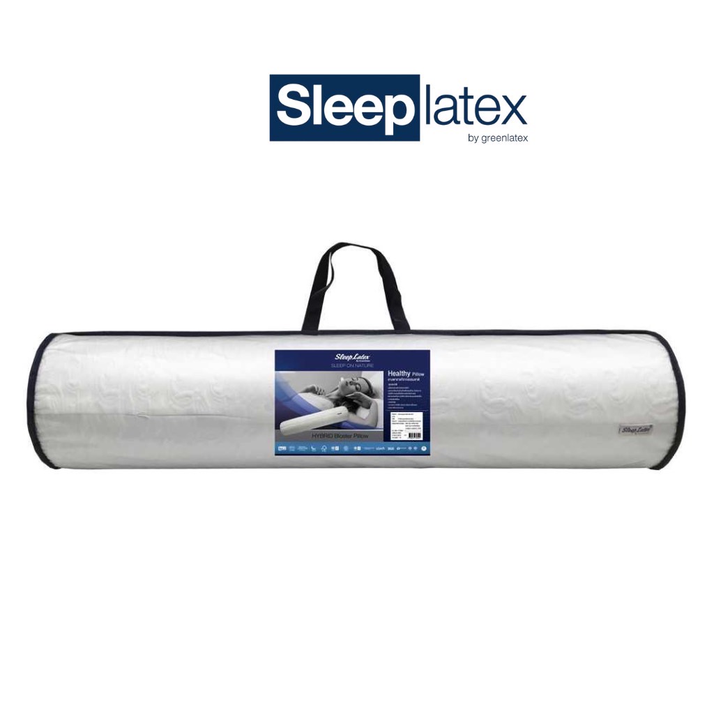 SLEEP LATEX หมอนข้าง Hybrid (ยางพารา Frenchfires + ใย Micro gel) ราคา 1,185 บาท*ส่งฟรี