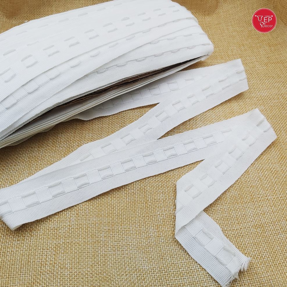 เทปผ้าสม๊อค สำหรับผ้าม่าน (แบ่งขายเป็นเมตร) ราคา 70 บาท*ส่งฟรี